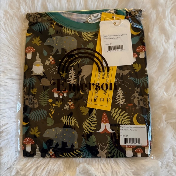 Night Forest Bamboo Long Sleeve Kids
Pajama Pants Set - Picture 3 of 6